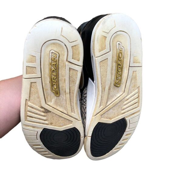 RARE 2018 Nike Air Jordan 1 Legacy 312 Black Gold Patent Size 8 - Picture 7 of 16